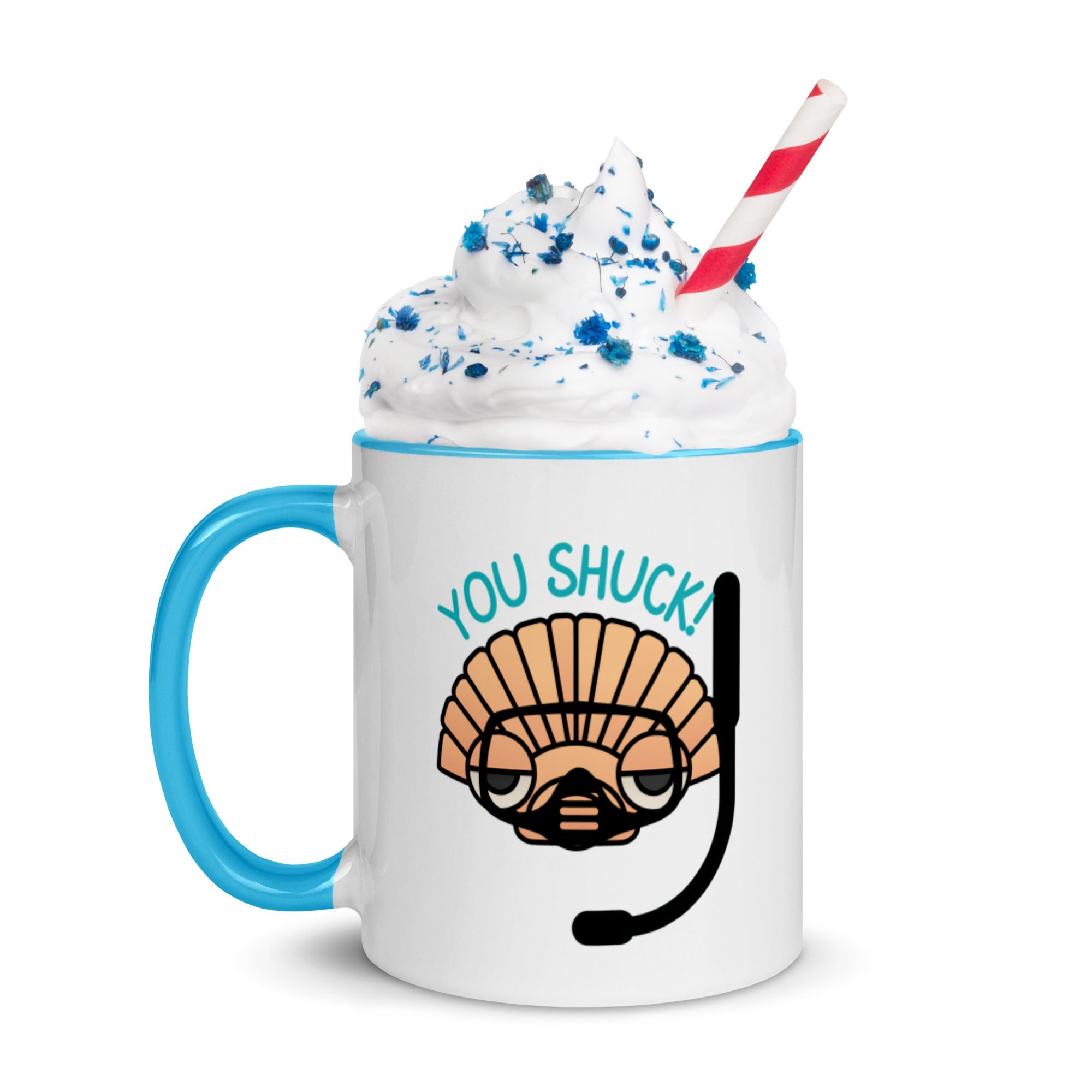 You Shuck! Mug with Color Inside - Peaks to Beaches Co Drinkware