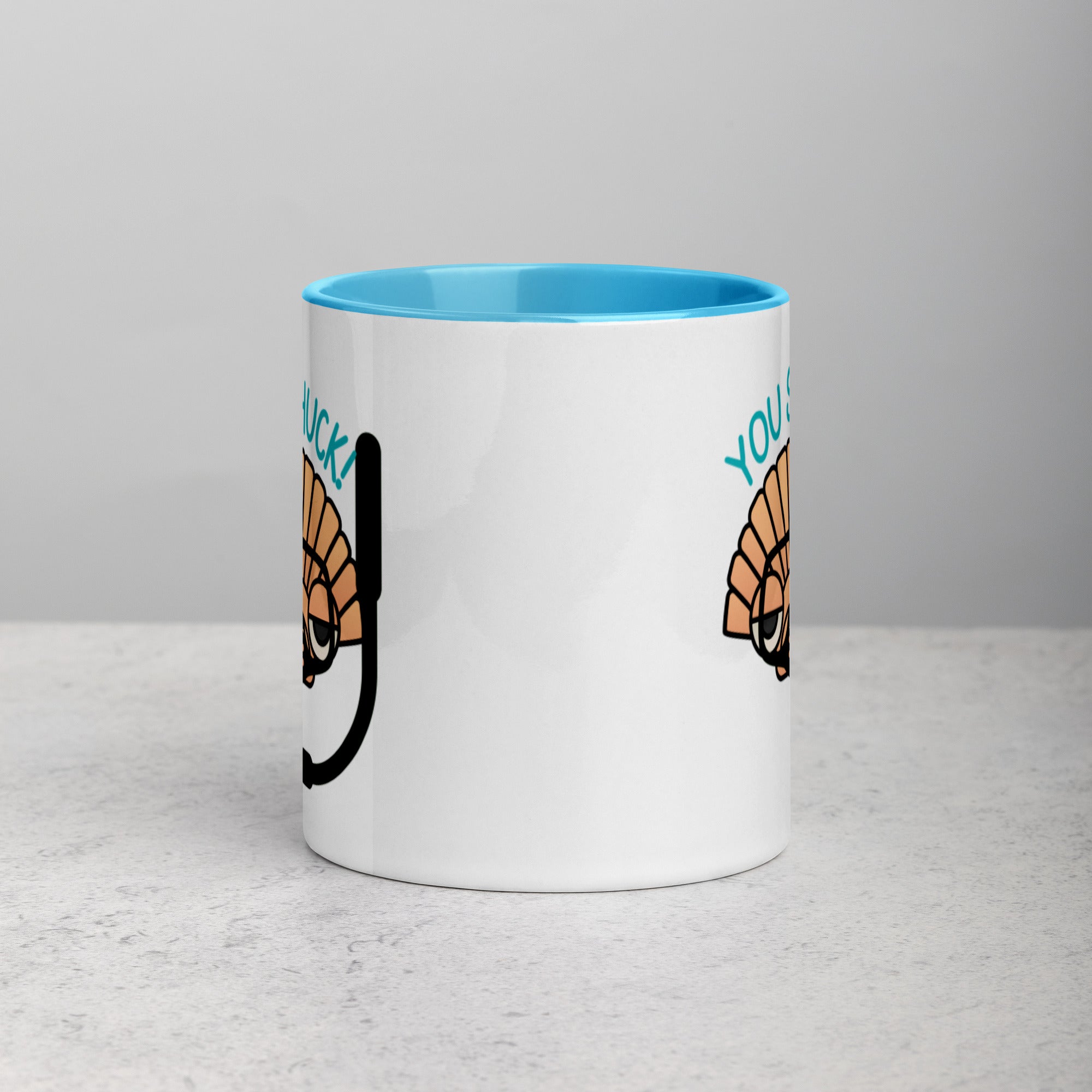 You Shuck! Mug with Color Inside - Peaks to Beaches Co Drinkware