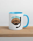 You Shuck! Mug with Color Inside - Peaks to Beaches Co Drinkware