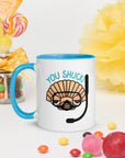 You Shuck! Mug with Color Inside - Peaks to Beaches Co Drinkware